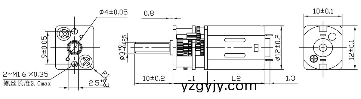OT-12GA減(jian)速(su)電機(jī)|電(dian)機(jī)(ji)齒輪箱(xiang)|微型齒輪箱(xiang)|雨(yu)刷(shua)器(qi)電機(jī)-萬至(zhi)達(dá)電(dian)機(jī)(ji)
