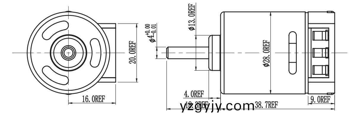OT-EM2839無刷電機|電(dian)吹風(fēng)電(dian)機(ji)|咖(ka)啡(fei)機電機|研磨機電(dian)機-萬至(zhi)達電機
