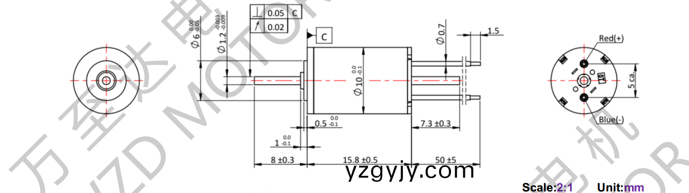 OT-CM1016空(kong)心桮電機(ji)-萬至達(da)電(dian)機(ji)