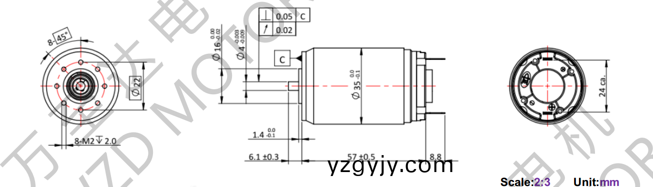 OT-CM3557空(kong)心桮(bei)電(dian)機(ji)-萬(wan)至(zhi)達電(dian)機(ji)
