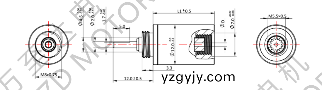 OT-12MGP行星(xing)齒(chi)輪箱-齒(chi)輪(lun)箱(xiang)-萬至達(da)電(dian)機(ji)