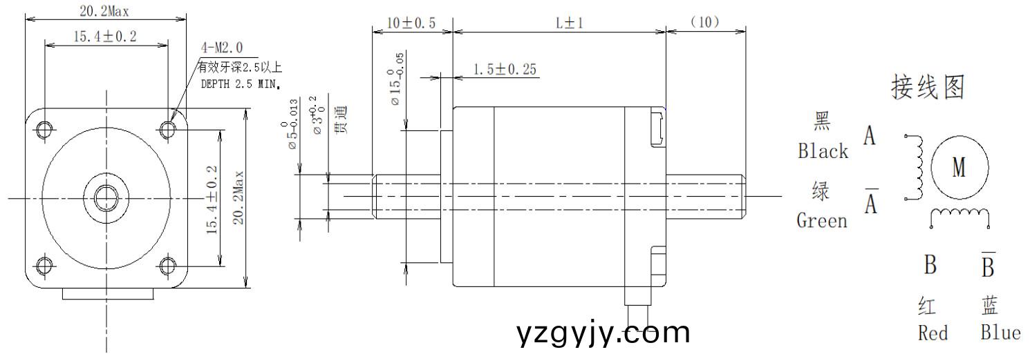 20係列(lie)空心(xin)軸電機(ji)結構