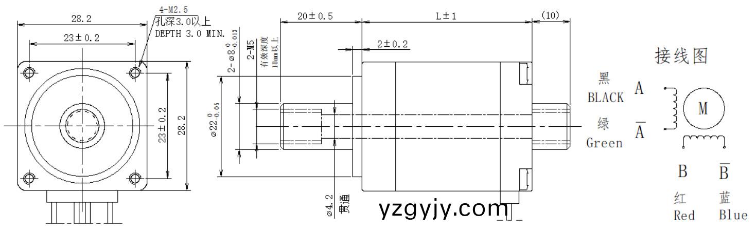 28係列(lie)空心(xin)軸電(dian)機(jī)(ji)結(jié)構(gòu)