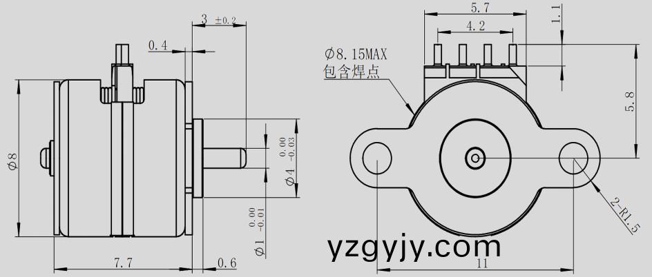 8mm微(wei)型步(bu)進(jìn)(jin)電機(jī)(ji)_光學(xué)(xue)變焦(jiao)鏡頭電(dian)機(jī)(ji)-萬(wàn)至達(dá)(da)電(dian)機(jī)(ji)