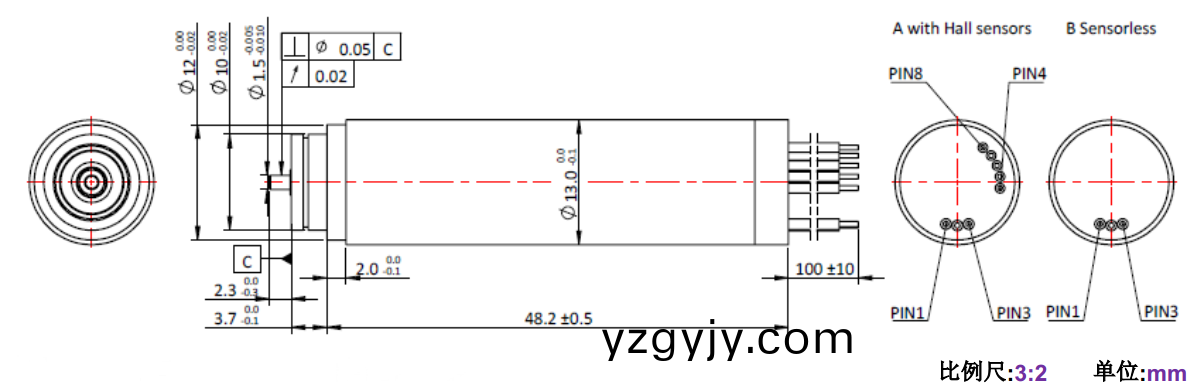 ECS-4P 1348 2對(duì)(dui)極空心桮(bei)無(wú)(wu)刷(shua)電機(jī)(ji)-萬(wàn)(wan)至(zhi)達(dá)(da)電機(jī)