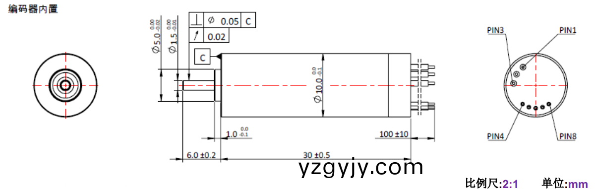 ECS 1030 內(nèi)寘(zhi)編(bian)碼器空(kong)心桮電機(jī)(ji)-萬(wàn)(wan)至(zhi)達(dá)電(dian)機(jī)(ji)